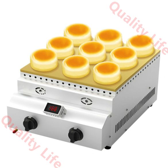 ガスカウンタートップスフレマシン 業務用ワッフルトースターワッフルメーカー どら焼き製造機 リアルタイム温度表示 家庭用キッチンレストランベーカリースナックバー用