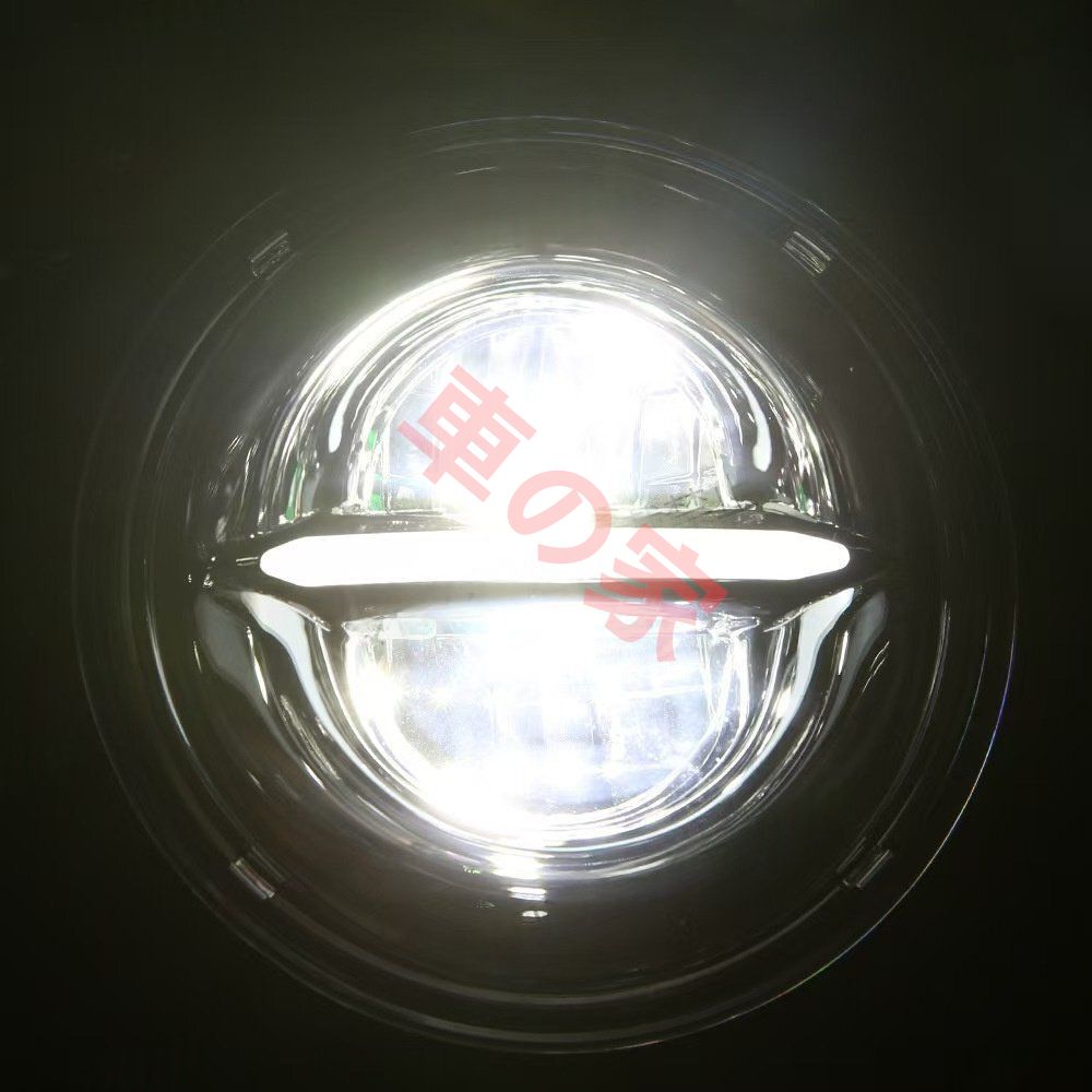 7インチ 60W JEEP JK LED ヘッドライト TJ ジムニー ハマーH2 HI.Low.DRL.ウインカー シルバー メッキ 車検対応 2個 FFCRYSTALESIA_COM
