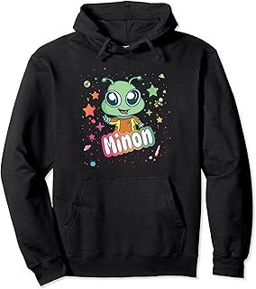 MINON - Cute Boy Name with cute Alien パーカー