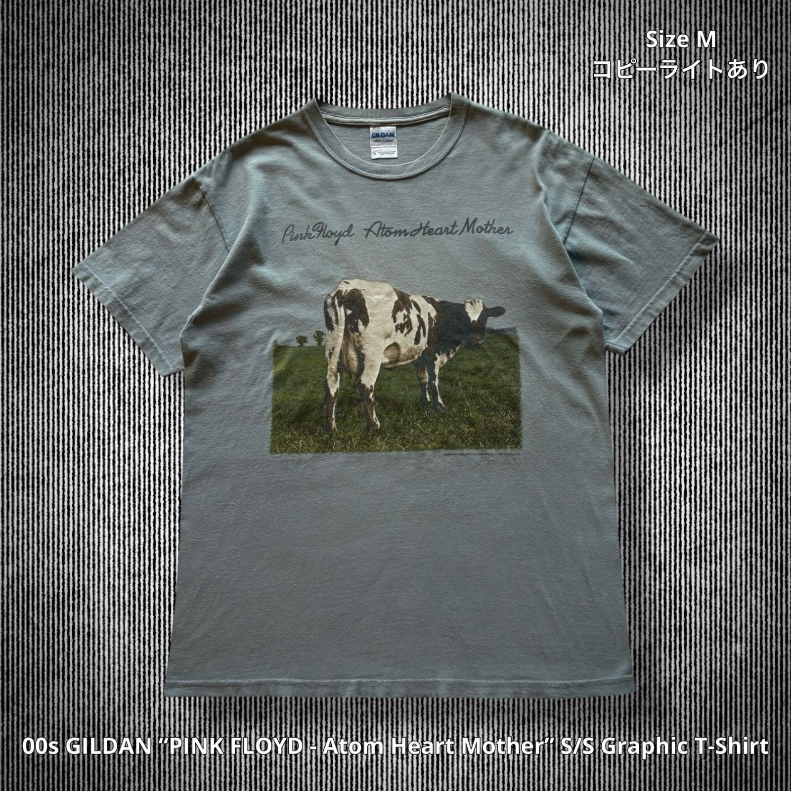 00s GILDAN “PINK FLOYD - Atom Heart Mother” S/S Graphic T
