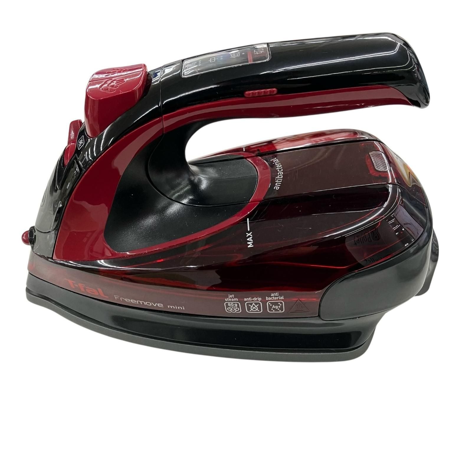 186000 現状品 T-fal ティファール スチームアイロン FV5020JO 赤/黒