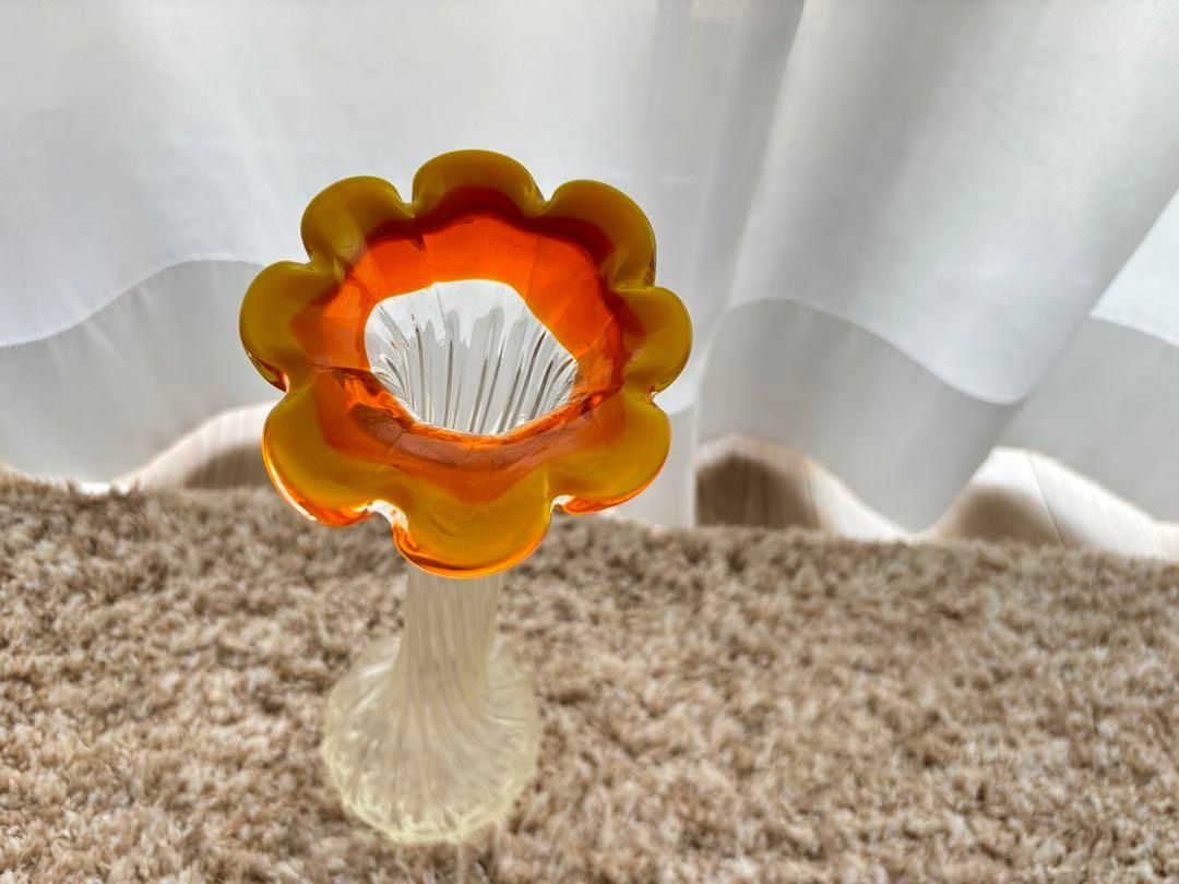 ガラス製　花器