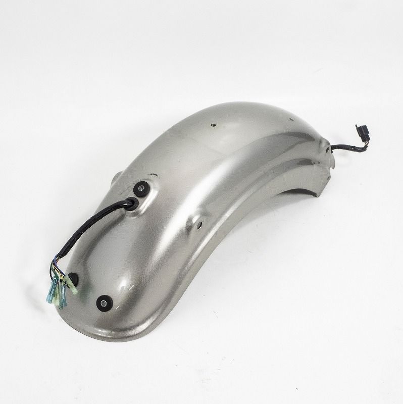 カワサキ エストレヤカスタム BJ250D 純正 リアフェンダー 35022-1207 グレーっぽいシルバーメタ 比較的キレイ