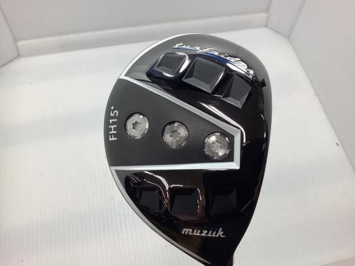 muziik muziik TURFRIDER FW HYBRID 15° フェアウェイウッド FW 純正特注シャフト フレックスその他 メンズ 男性用 右利き 右用 Cランク ゴルフクラブ