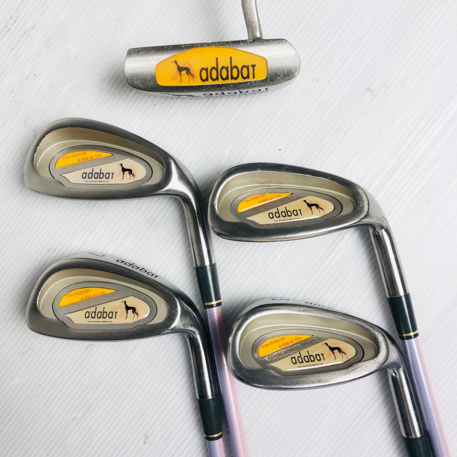 レディース adabat アダバット Maruman マルマン ゴルフ クラブ セット 初心者 入門 バッグ付き  右利き パター付 レディース adabat アダバット Maruman マルマン ゴルフ クラブ