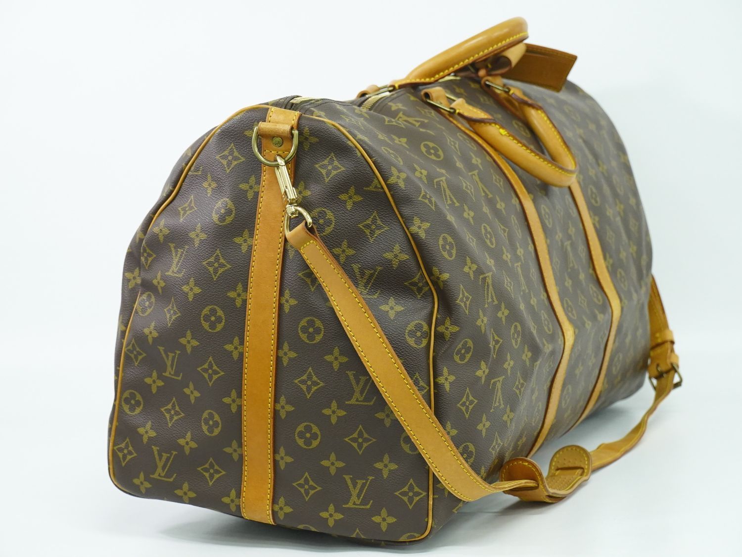 本物 ルイヴィトン LOUIS VUITTON LV キーポルバンドリエール 60