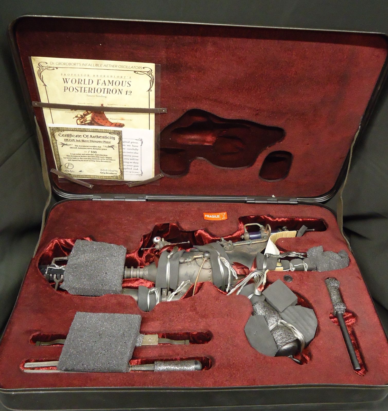 WETA DOCTOR GRORDBORTS INFALLIBLE AETHER OSCILLATORS F.M.O.M. Wave Disrupter Gun 1/1
