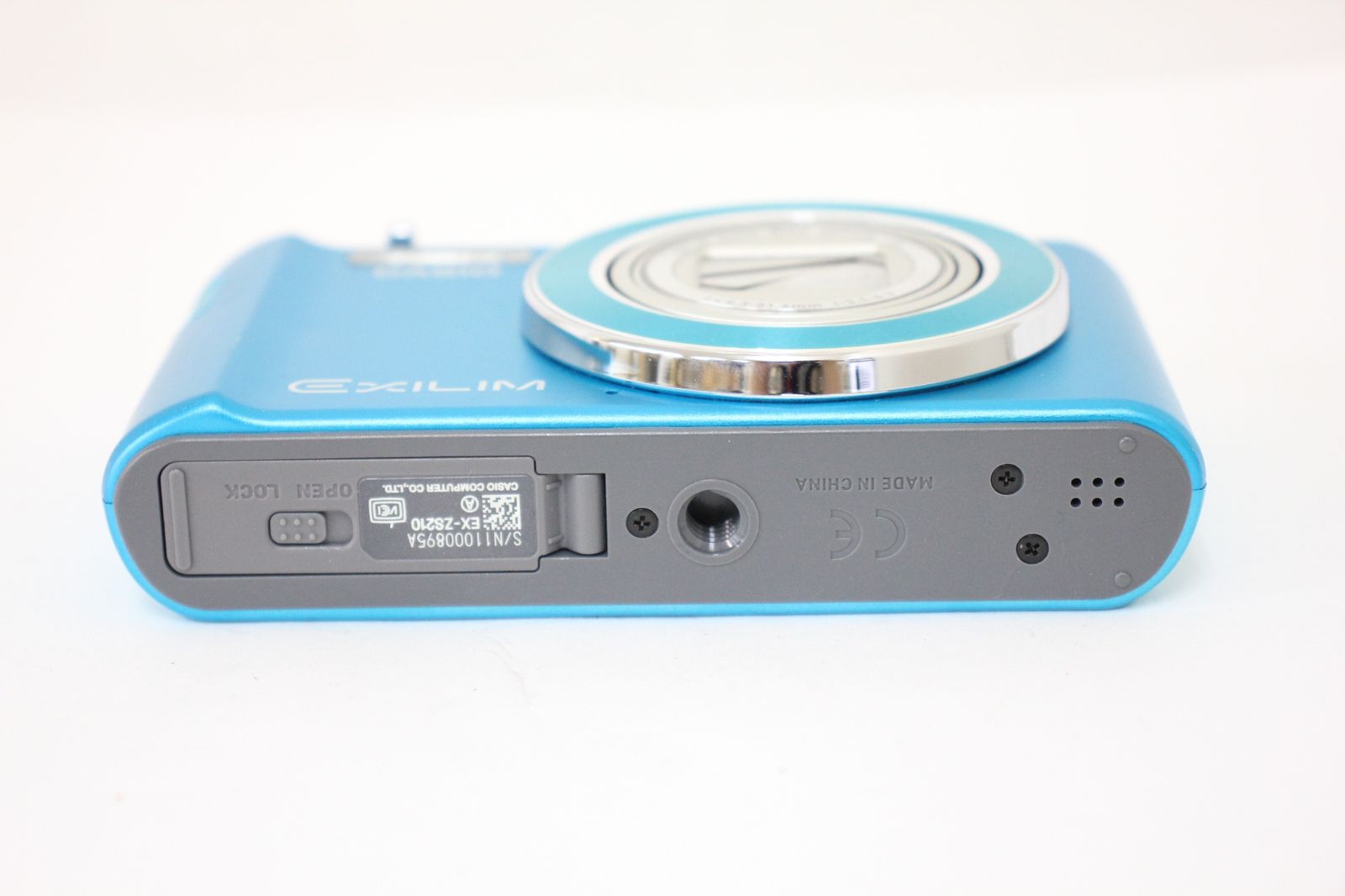 返品保証】 カシオ Casio Exilim EX-ZS210 ブルー 12x