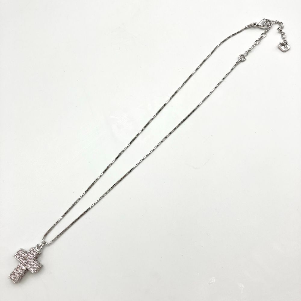 スワロフスキー SWAROVSKI クロス ペンダント ネックレス 986893【中古】