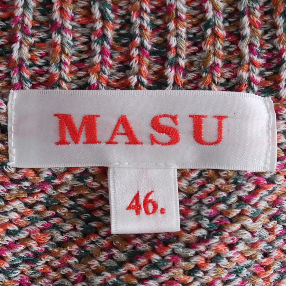 MASU MELANGE LOOSE CARDIGAN サイズ46 ピンク - メルカリ