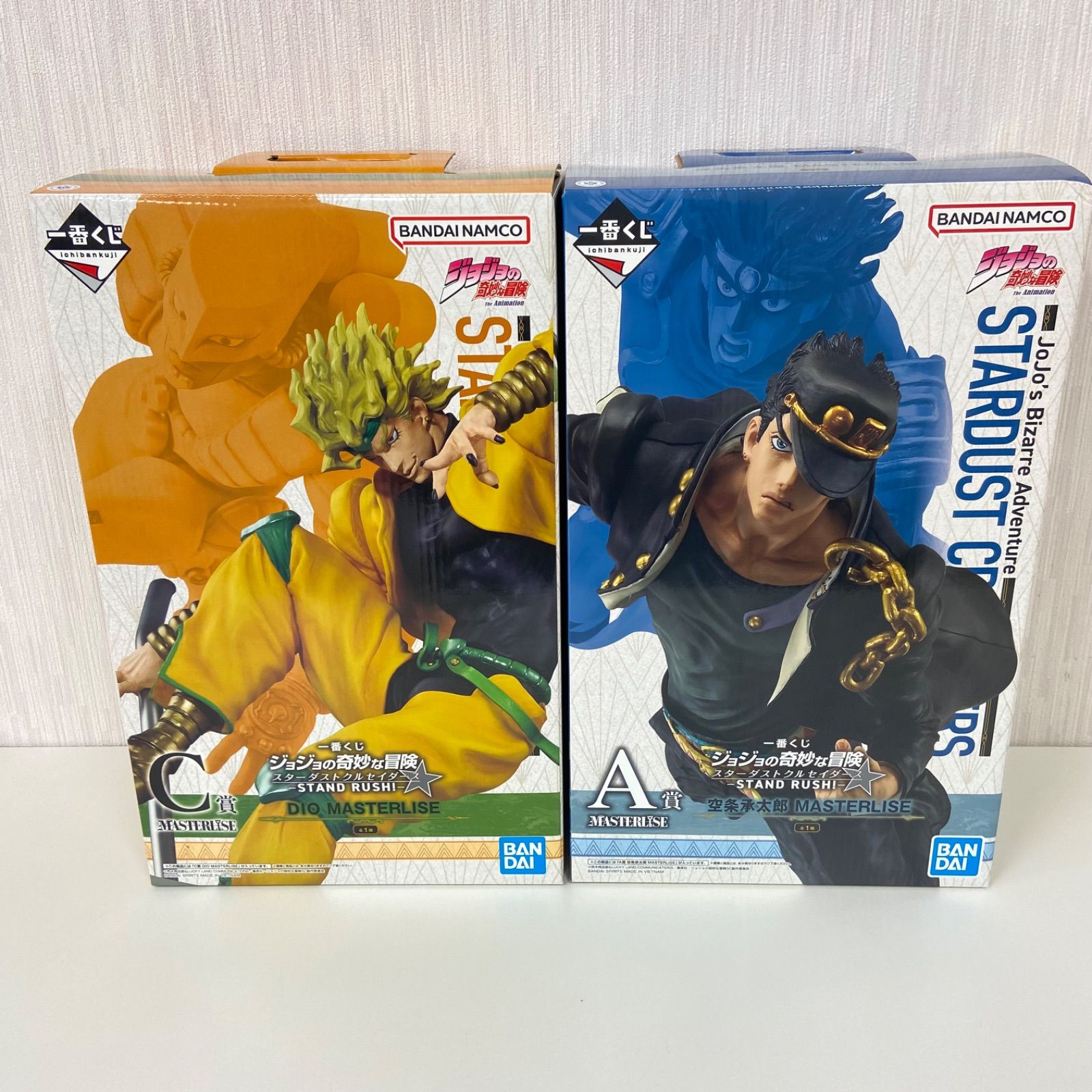 一番くじジョジョ承太郎&DIOフィギュア 2体セット 一番くじ ジョジョの奇妙な冒険 スターダストクルセイダース