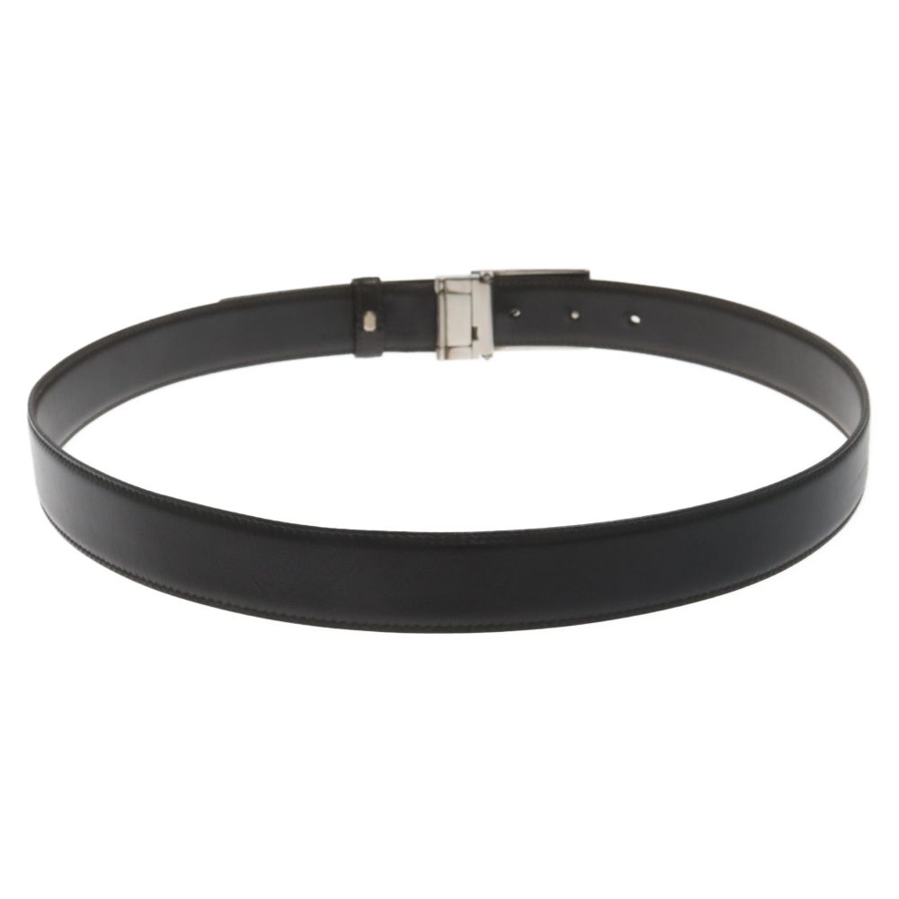 GUCCI (グッチ) Gロゴバックルレザーベルト ロゴ ブラック 036