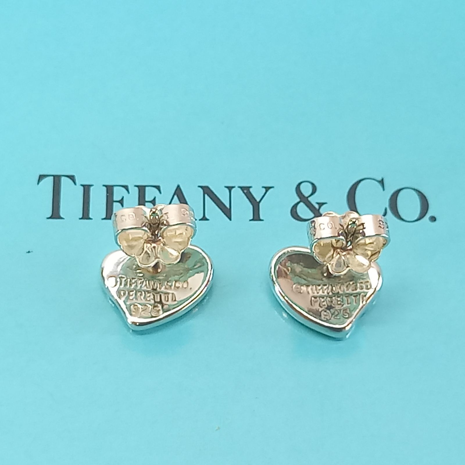ビーンズ フルハート スタッド ピアス 925シルバー TIFFANY &Co