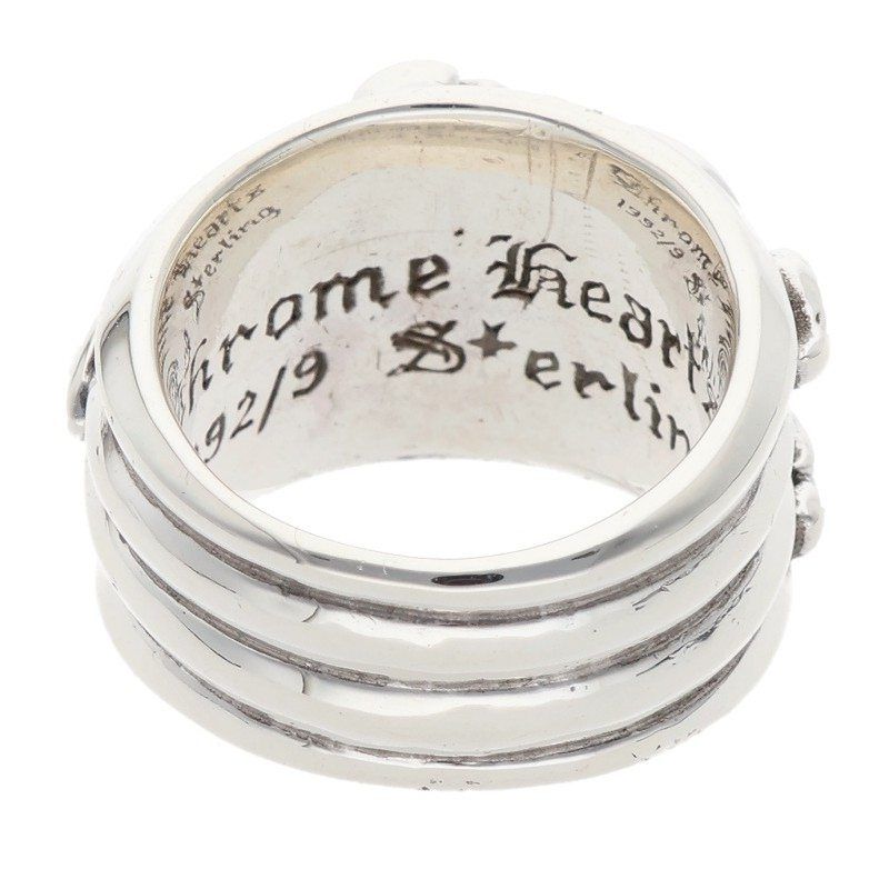 クロムハーツ DAGGER P DMND ダガー アフターPAVEダイヤ シルバーリング メンズ 8号 WWW_SHINETEETH_COM