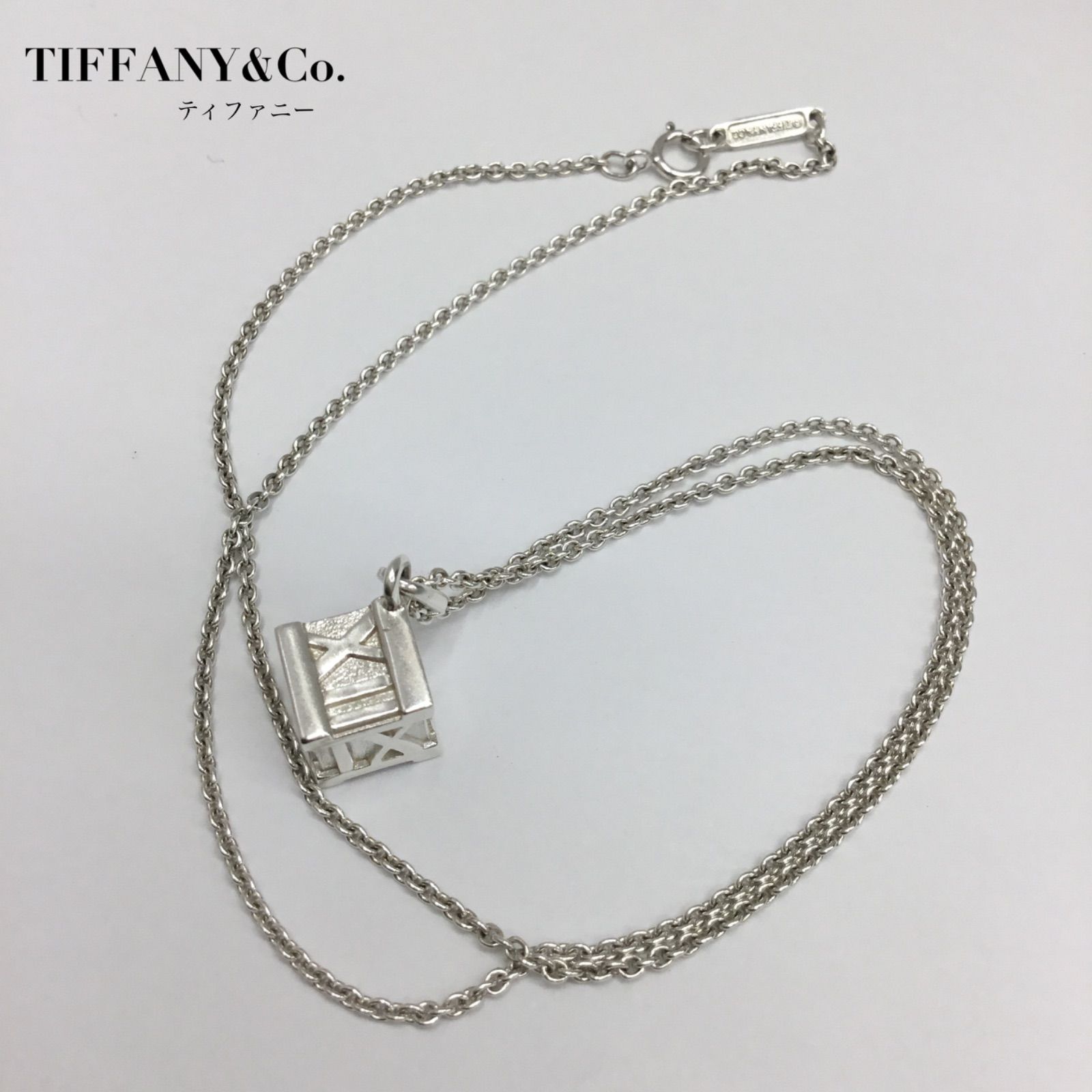 ◇ 希少 TIFFANY&Co. ティファニー ／ アトラスキューブ ネックレス