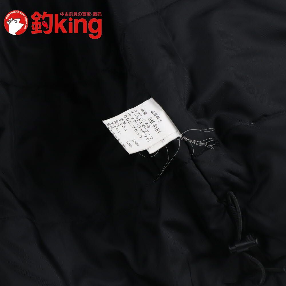 がまかつ　ゴアテックス　オールウェザースーツ　GM-3181　中古品　インナースーツ付き がまかつ ＧＭ-3181 ゴアテックス オールウェザースーツ Lサイズ