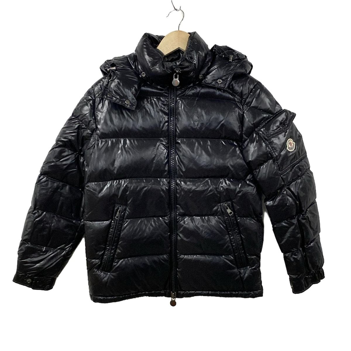 MONCLER モンクレール ダウンジャケット サイズ0 XS メンズ MAYA マヤ 黒 長袖|冬