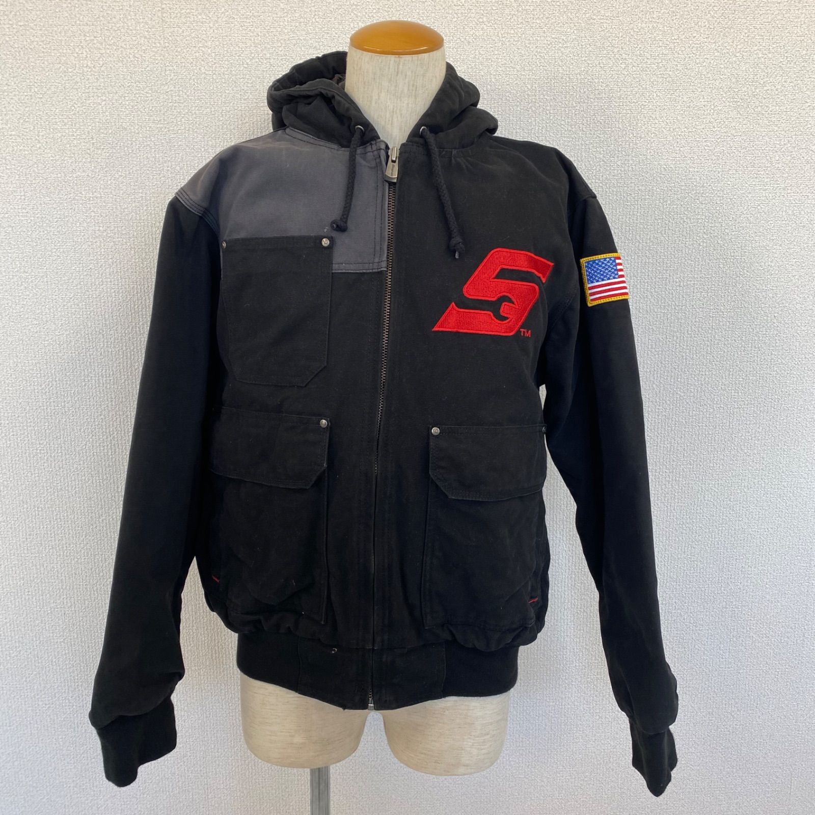 Snap-on ダックジャケット SNAP-ON Racing ダックジャケット USA製 Size XXL スナップオン アク