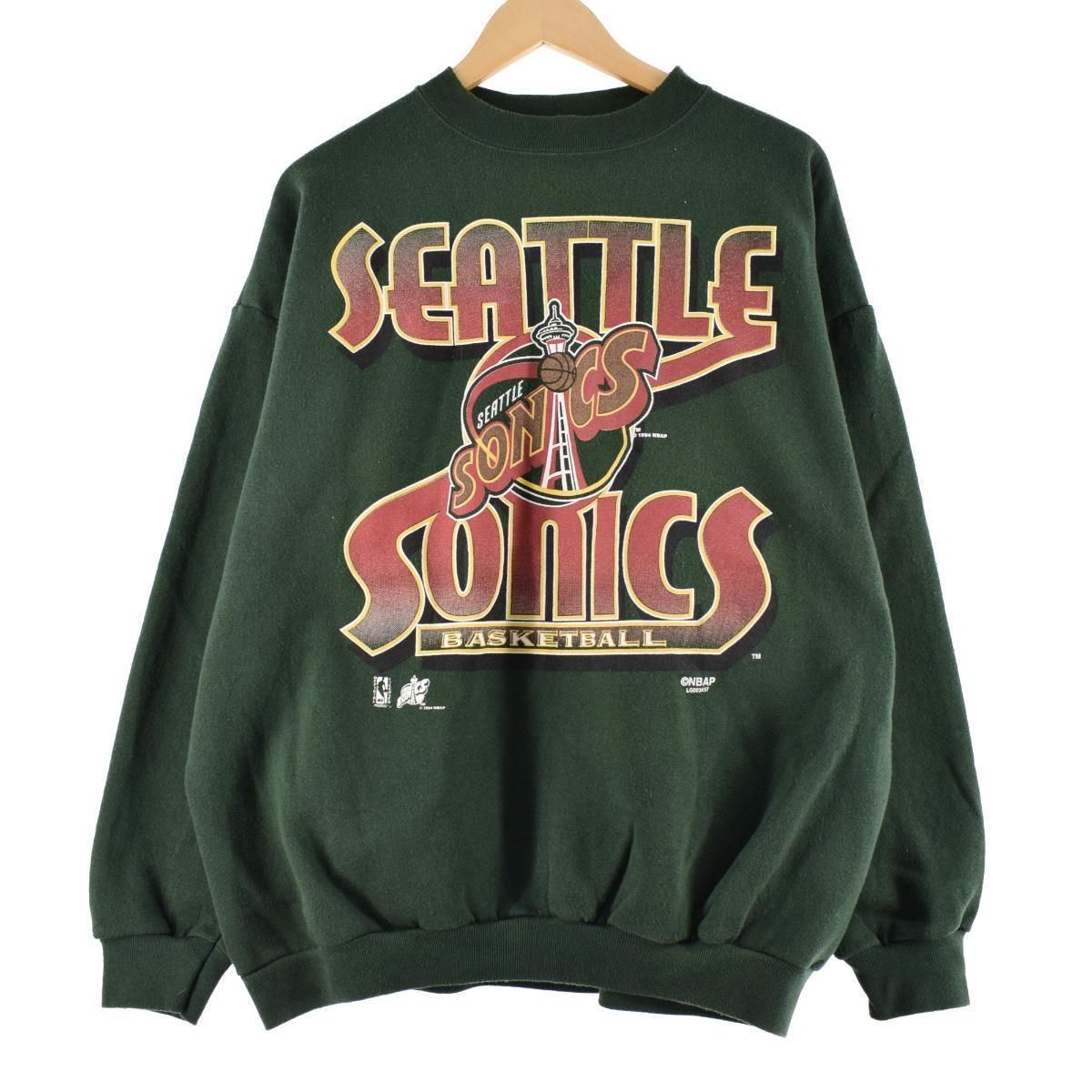古着 90年代 LOGO7 NBA SEATTLE SONICS シアトルスーパーソニックス