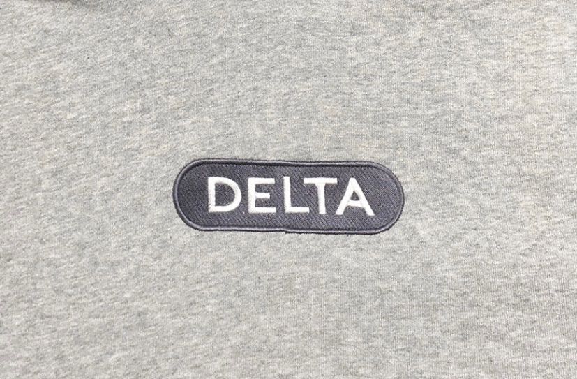 2022年ss☆DELTA DECK LOGO HOODIE☆グレー - メルカリ