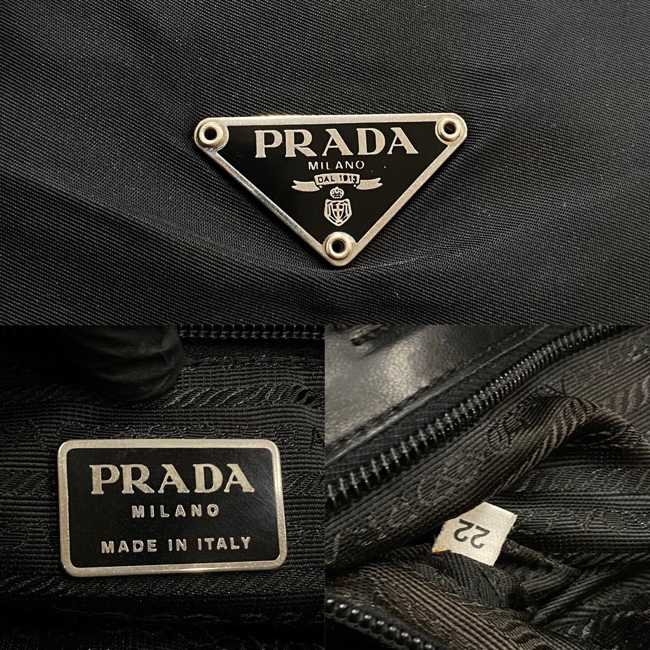 3％OFFクーポン利用でポイント最大8倍相当 【美品】PRADA プラダ 三角