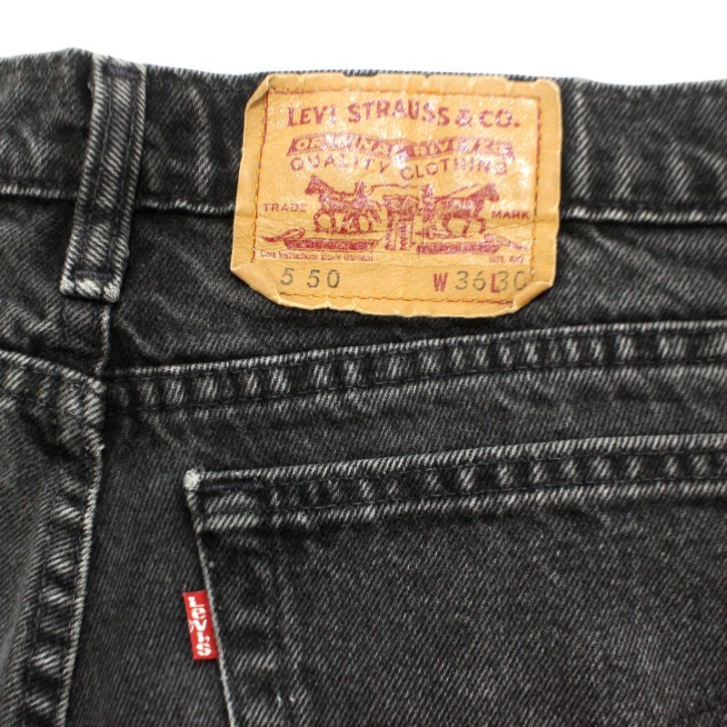 00s Levi's 550 ブラック デニムパンツ メンズ 表記36×30サイズ - メルカリ
