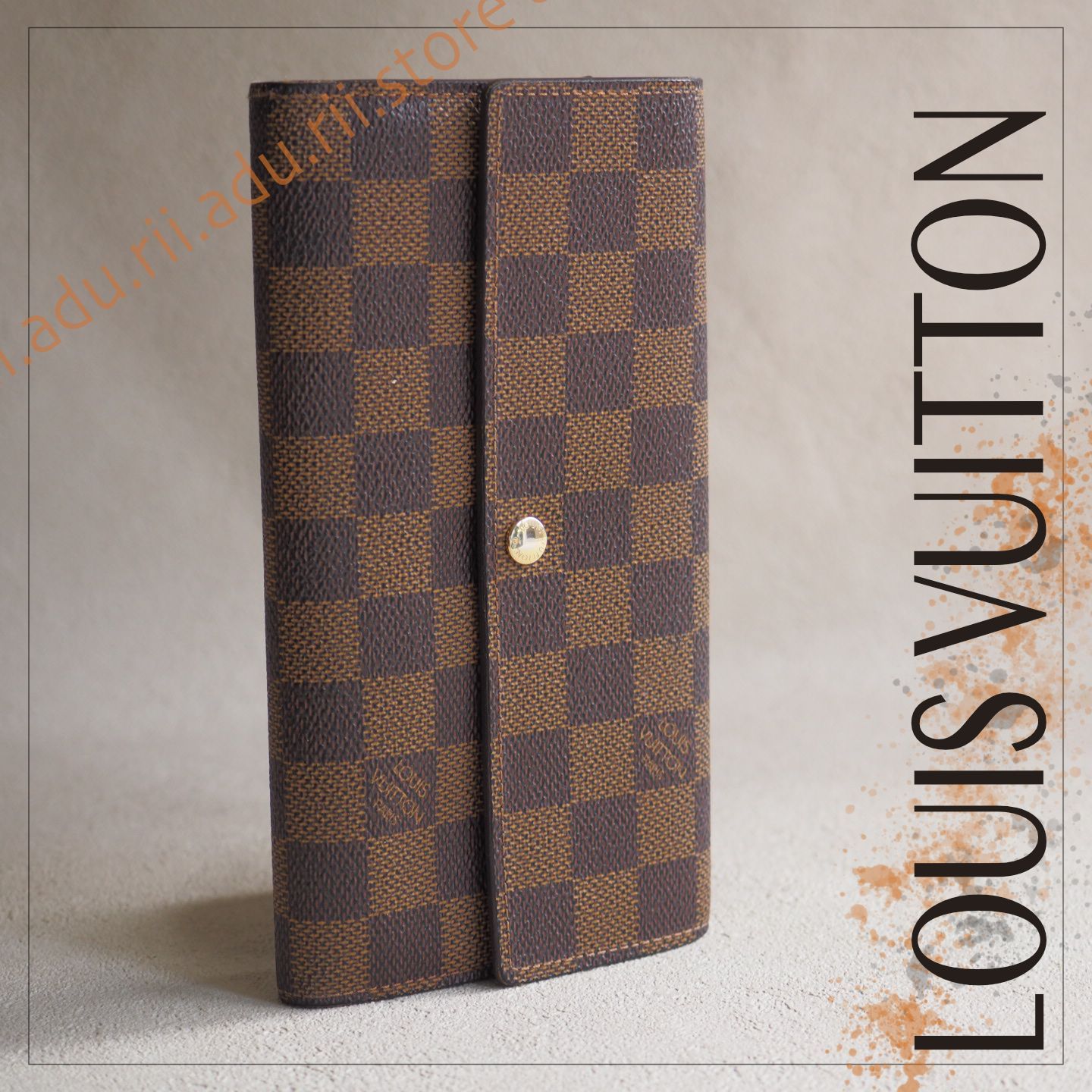 ルイヴィトン LOUIS VUITTON ダミエ ポルトフォイユ サラ エベヌ