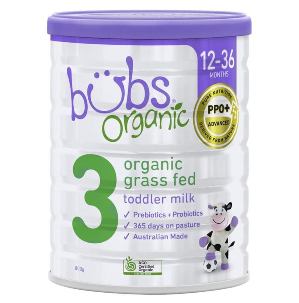 Bubs Organicバブズオーガニック粉ミルクS3-1缶-FREMON出品 - メルカリ