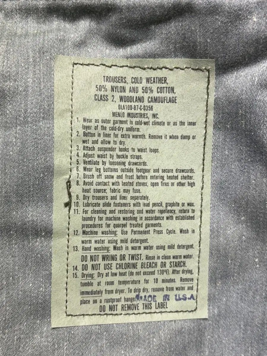 m-65 スラックス