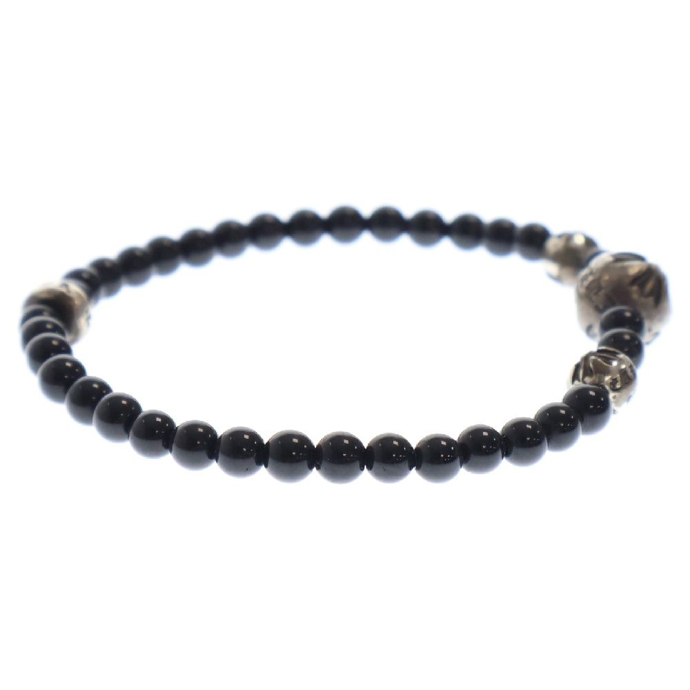 CHROME HEARTS (クロムハーツ) BEAD 4mm CHプラス ブラックトルマリン