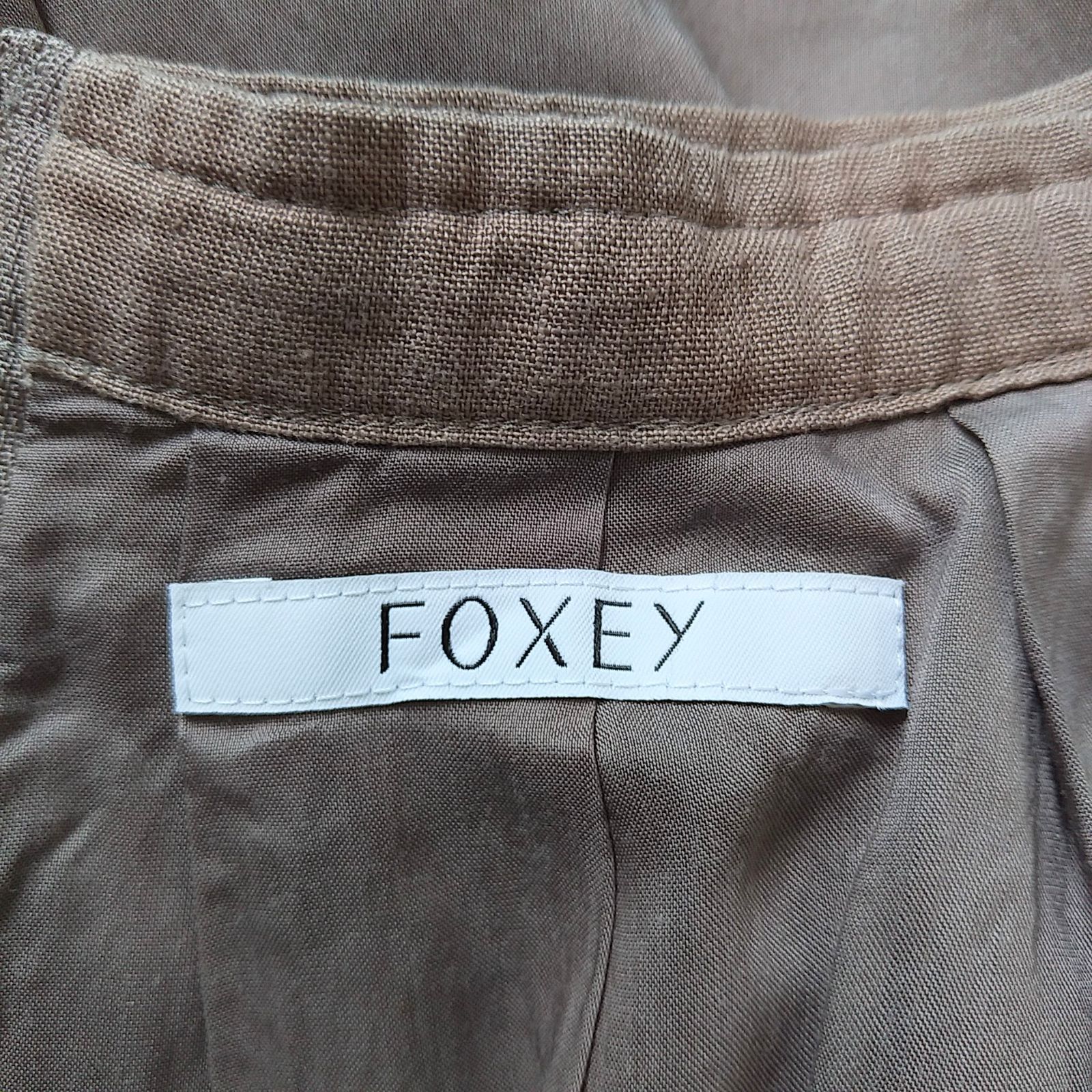 御専用です。フォクシー♡スカート サイズ40 フラゴナール サイズ40 FOXEY／フォクシー リネンスカート フレアスカート 麻