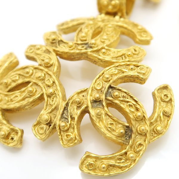 CHANEL ネックレス 94A トリプルココマーク 大きめ ロングチェーン