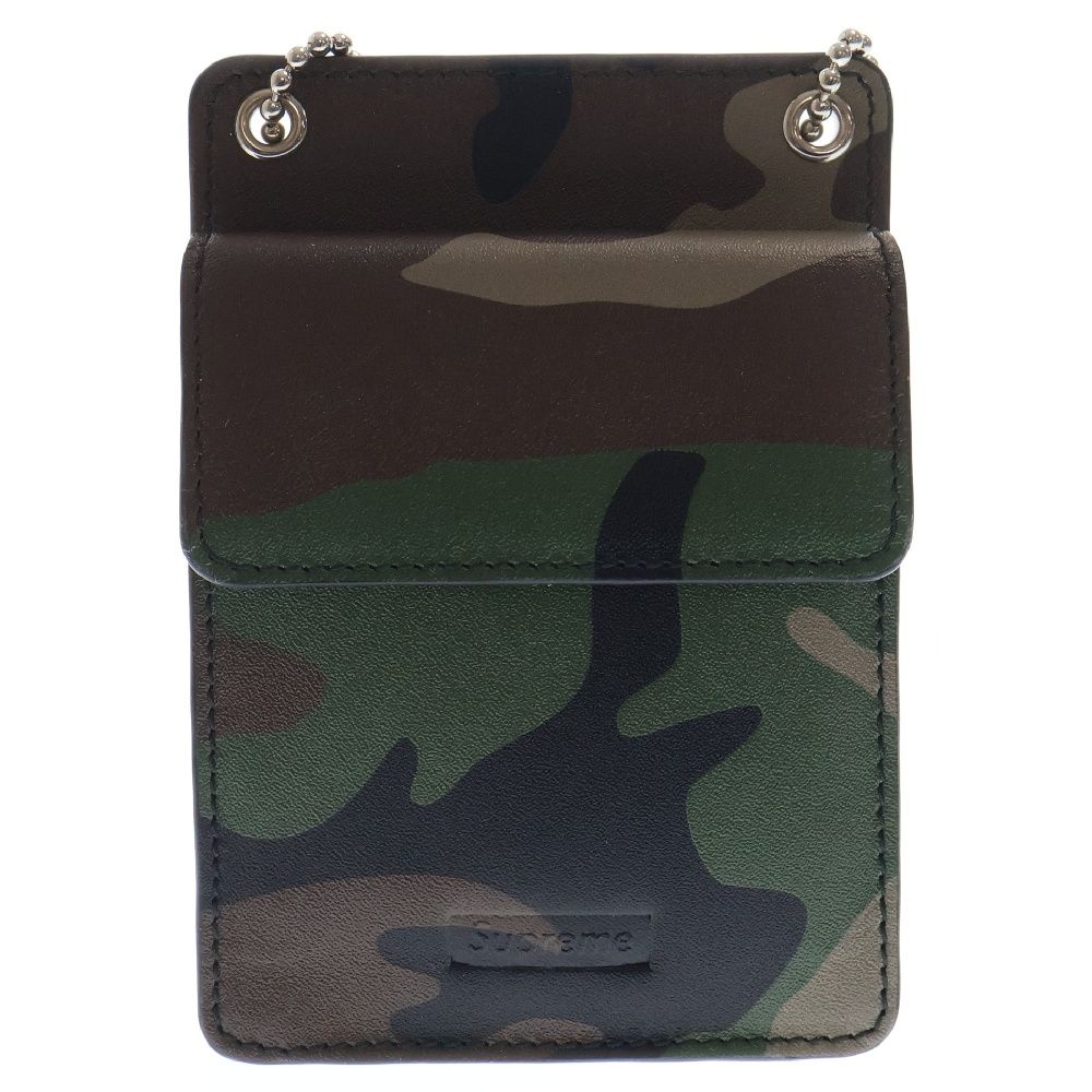 SUPREME (シュプリーム) 18AW Leather ID Holder レザーIDホルダー  