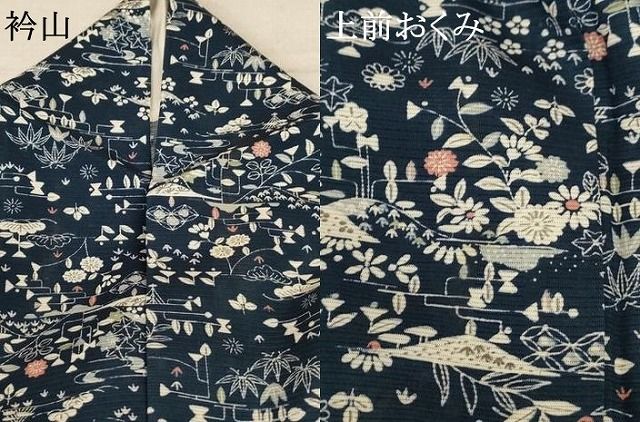 平和屋着物＊夏物　小紋　絽　幾何学文様　正絹　逸品　AABH3943jd 平和屋着物＊夏物 小紋 絽 幾何学草花文 正絹 逸品 AAAX9782jd - メルカリ