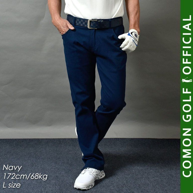 新品【COMONGOLF/コモンゴルフ】スリット入りストレッチローライズ