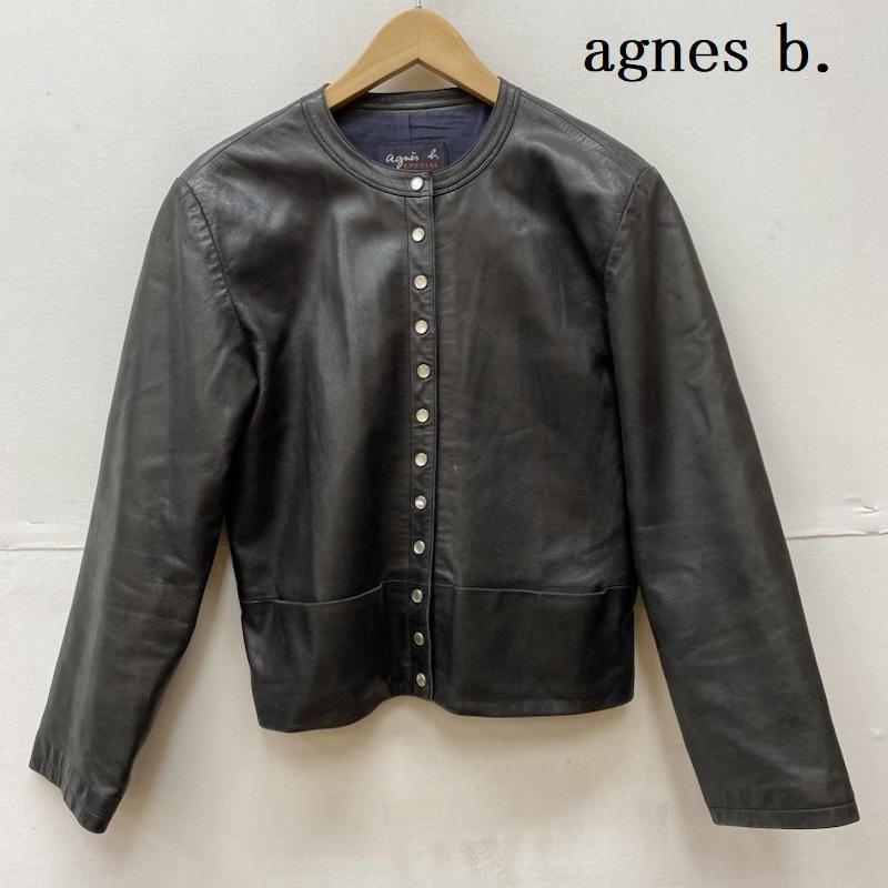 agnes b. アニエス・ベー ジャケット、上着 レザージャケット