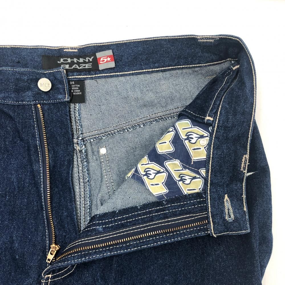 中古】JOHNNY BLAZE デニムペインターパンツ W34 ジョニーブレイズ[17 
