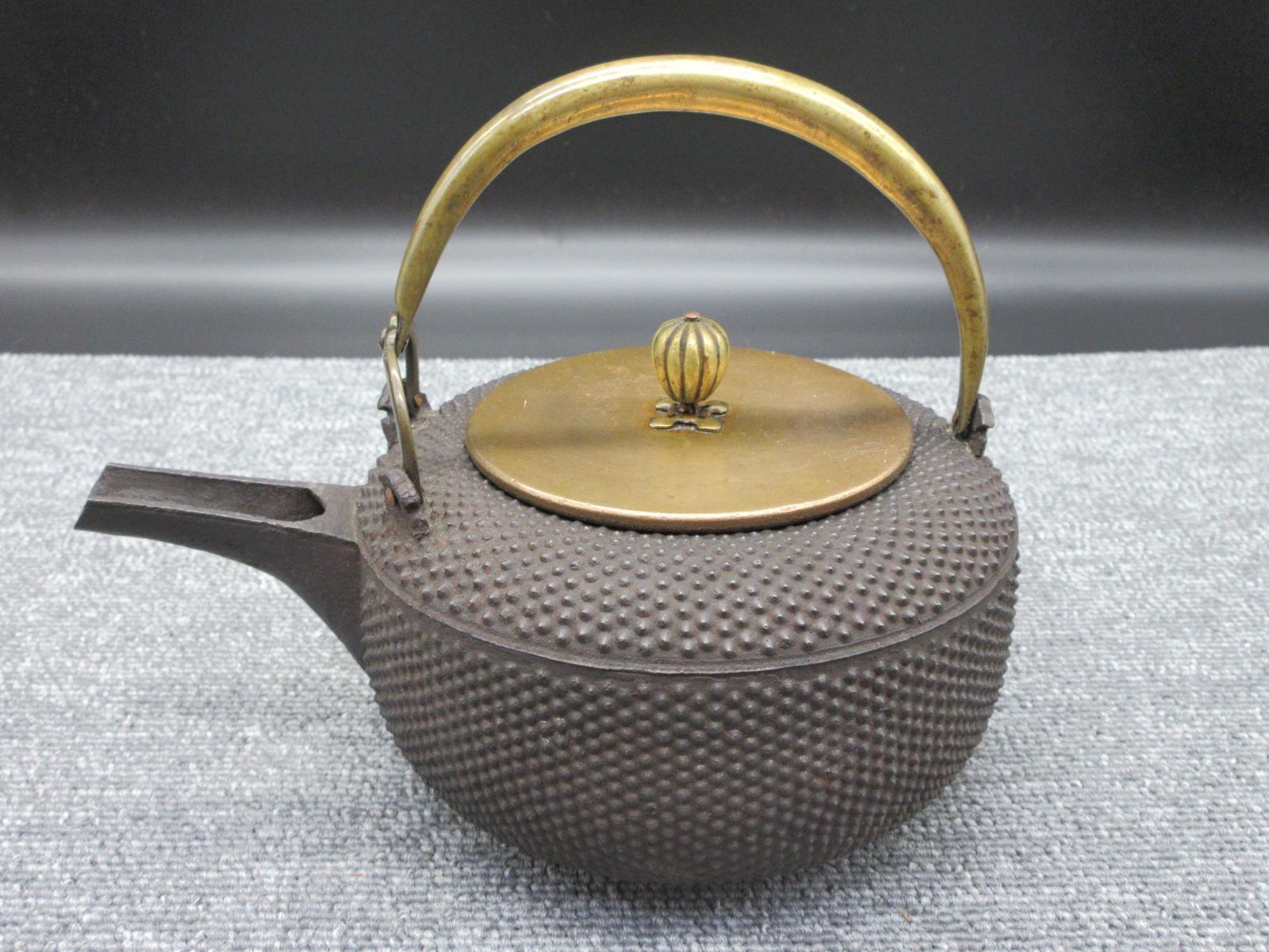☆鉄器 龍文堂 銚子鉄瓶 屠蘇器 銅蓋 茶道具 古民具 古美術 ☆鉄器 龍文堂 銚子鉄瓶 屠蘇器 銅蓋 茶道具 古民具 古美術