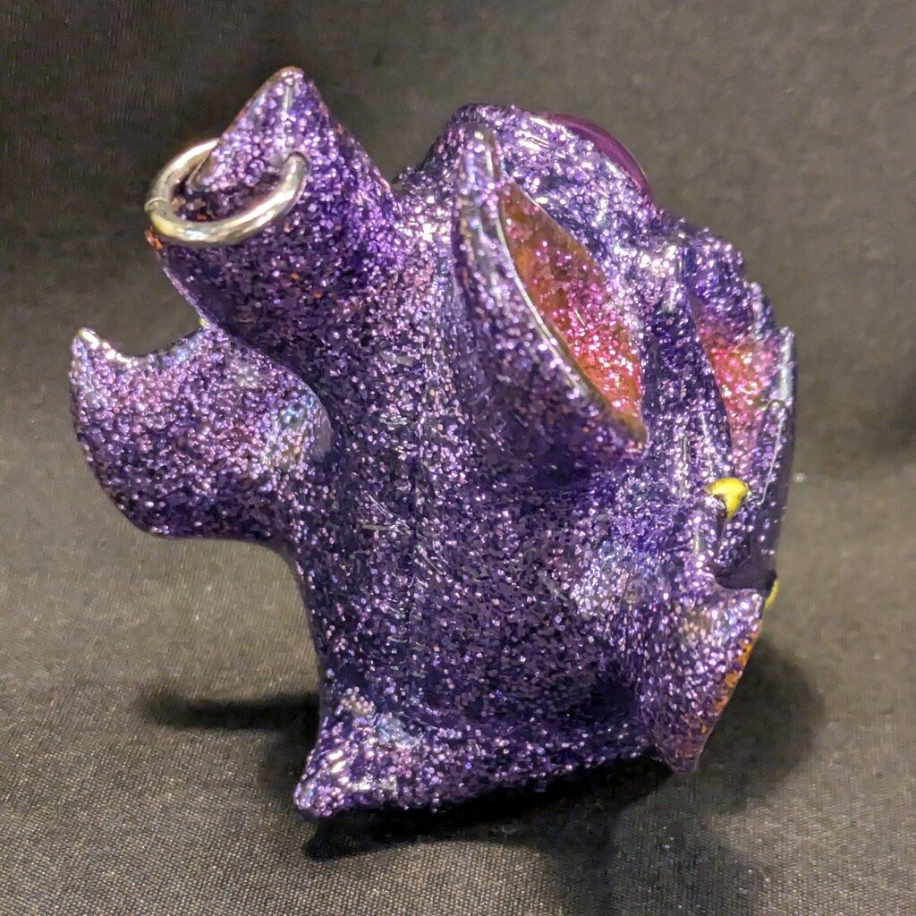 アウトレット KAGEMARU DESIGNS チャイビー クリアパープルラメ成型