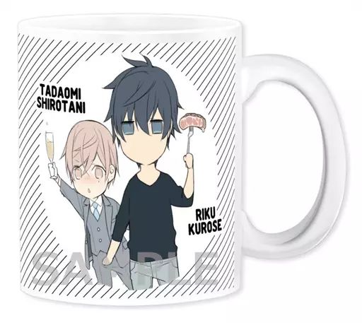 凪商品 中古】マグカップ・湯のみ(キャラクター) 2.城谷忠臣＆黒瀬陸(食事