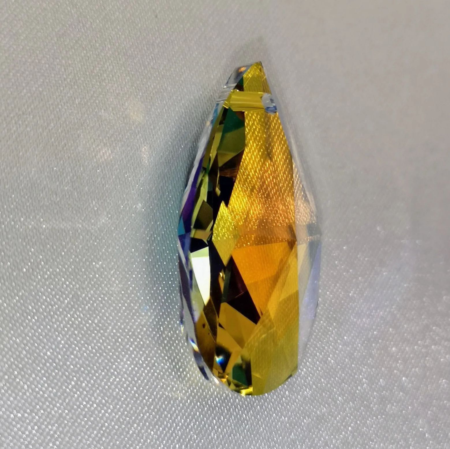 スワロフスキー ペアシェイプ38mm×22mm 7個セット