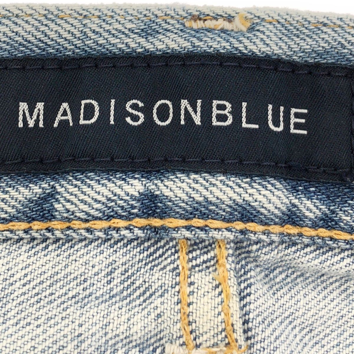 MADISON BLUE マディソンブルー ダメージ加工デニムパンツ MB167-3001  