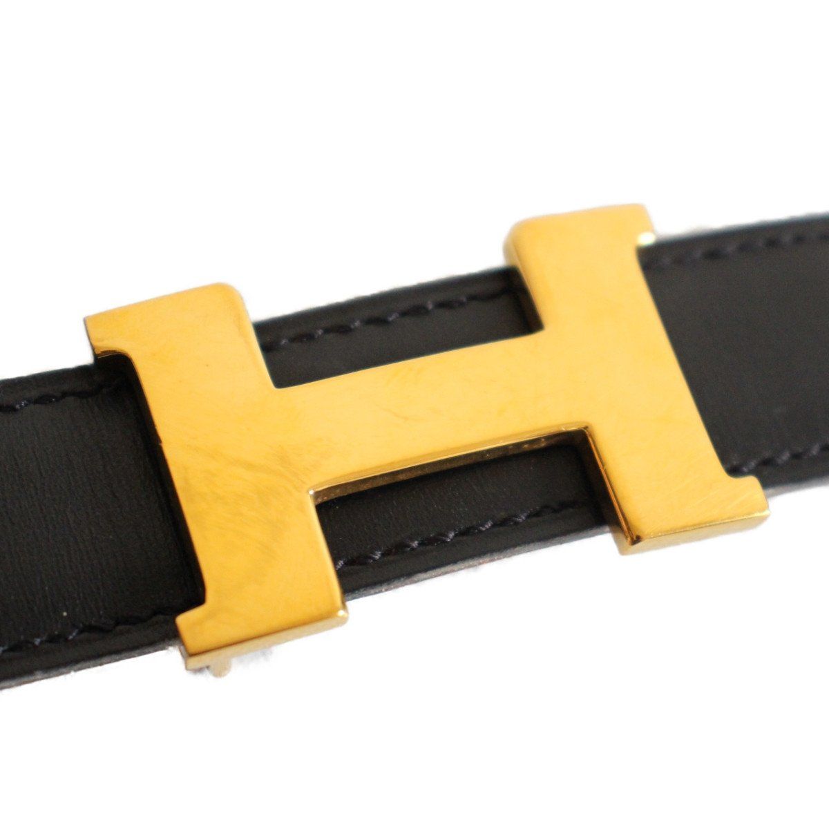 美品♡ HERMES ミニコンスタンス レザーベルト 65 ⬜︎A刻印 エルメス ミニコンスタンス Hベルト 〇Z:1996年 ベルト 65