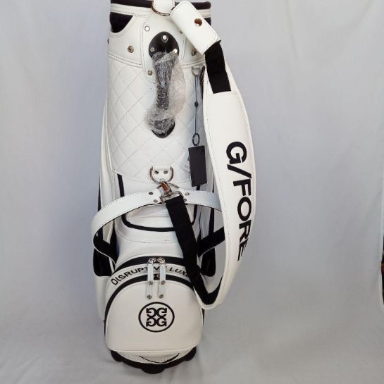 【即配送・新品・未使用】G/FORE キャディーバック ホワイト（プロ仕様） 新品】G/FORE キャディーバック ホワイト プロ仕様