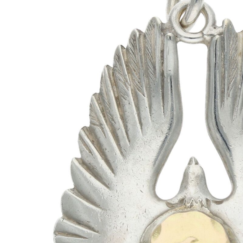 ゴローズ 金メタル付きイーグルペンダント ネックレストップ