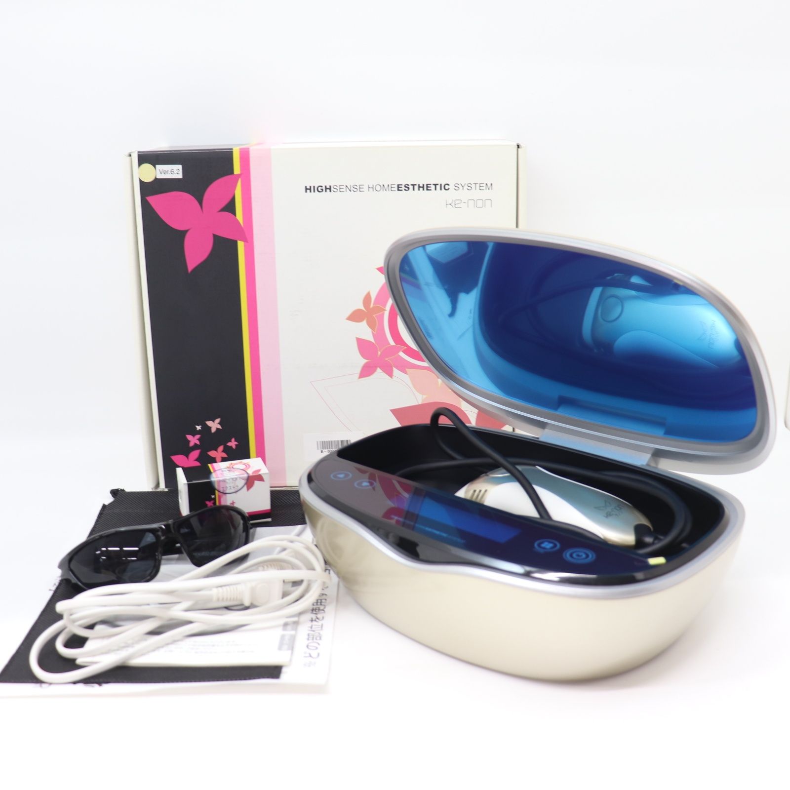 ケノン 6.2 Kenon 脱毛器 コンパクト 黒 Ke-non エムテック / 家庭用