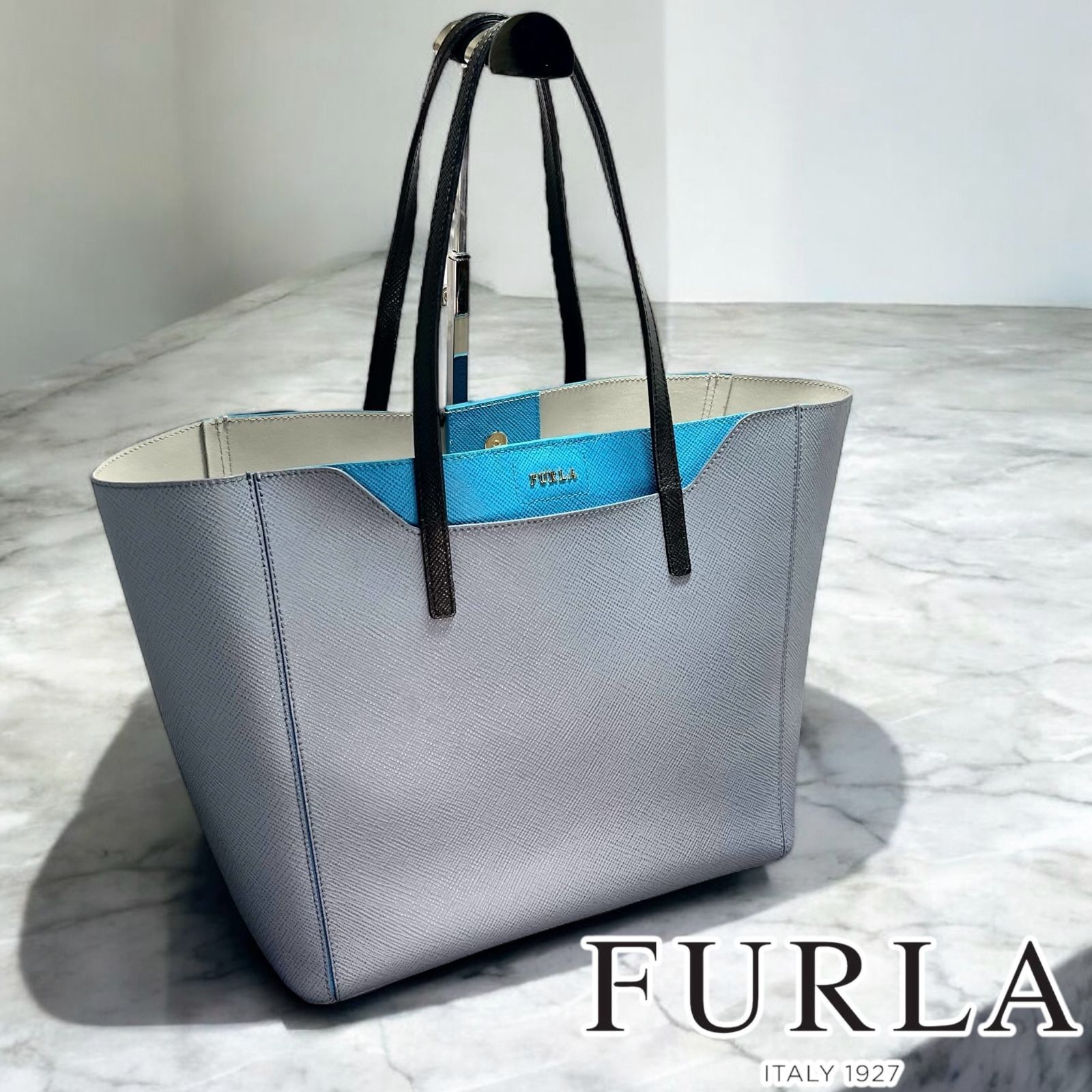 FURLA／ フルラ ファンタジア レザー トートバッグ ビジネス 