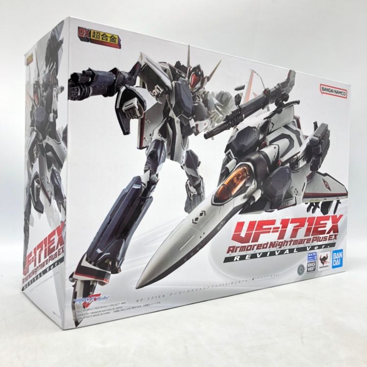バンダイ　DX超合金 VF-171EX アーマードナイトメアプラスEX(早乙女アルト機) リバイバルVer.　開封品、箱傷み有、汚れ有[70]