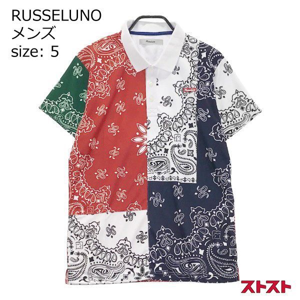 RUSSELUNO ラッセルノ RS-1920304 半袖ポロシャツ ルチャ 5 ［240001920762］#