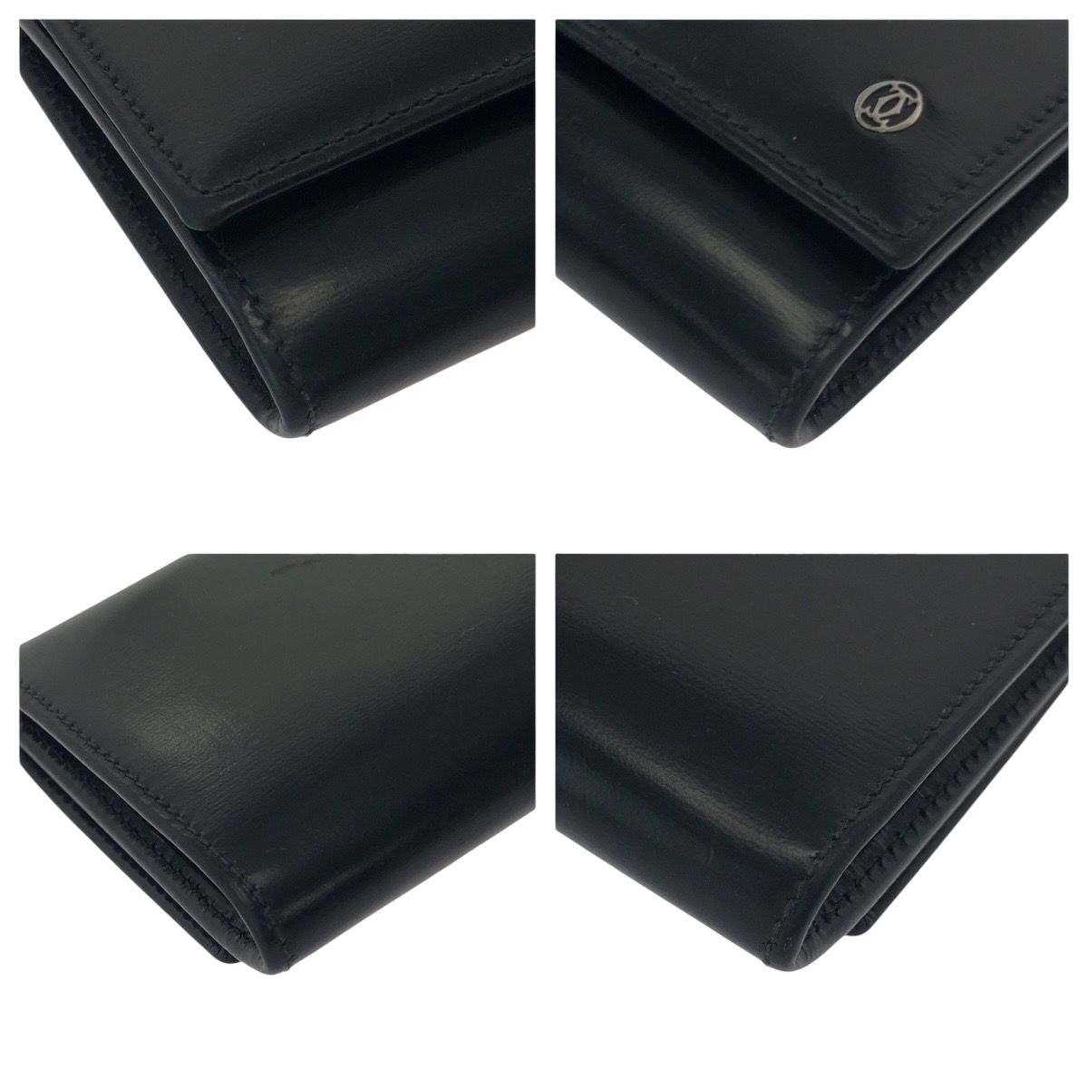 Cartier カルティエ　黒　コインケース　美品 美品】Cartier カルティエ コインケース 小銭入れ パシャ